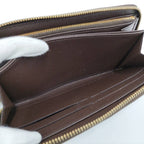Louis Vuitton Zippy Wallet Zip Around Damier Ebene — view 9