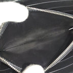 Bottega Veneta Cassette Zip Around Wallet Maxi Intrecciato Leather Black — view 8