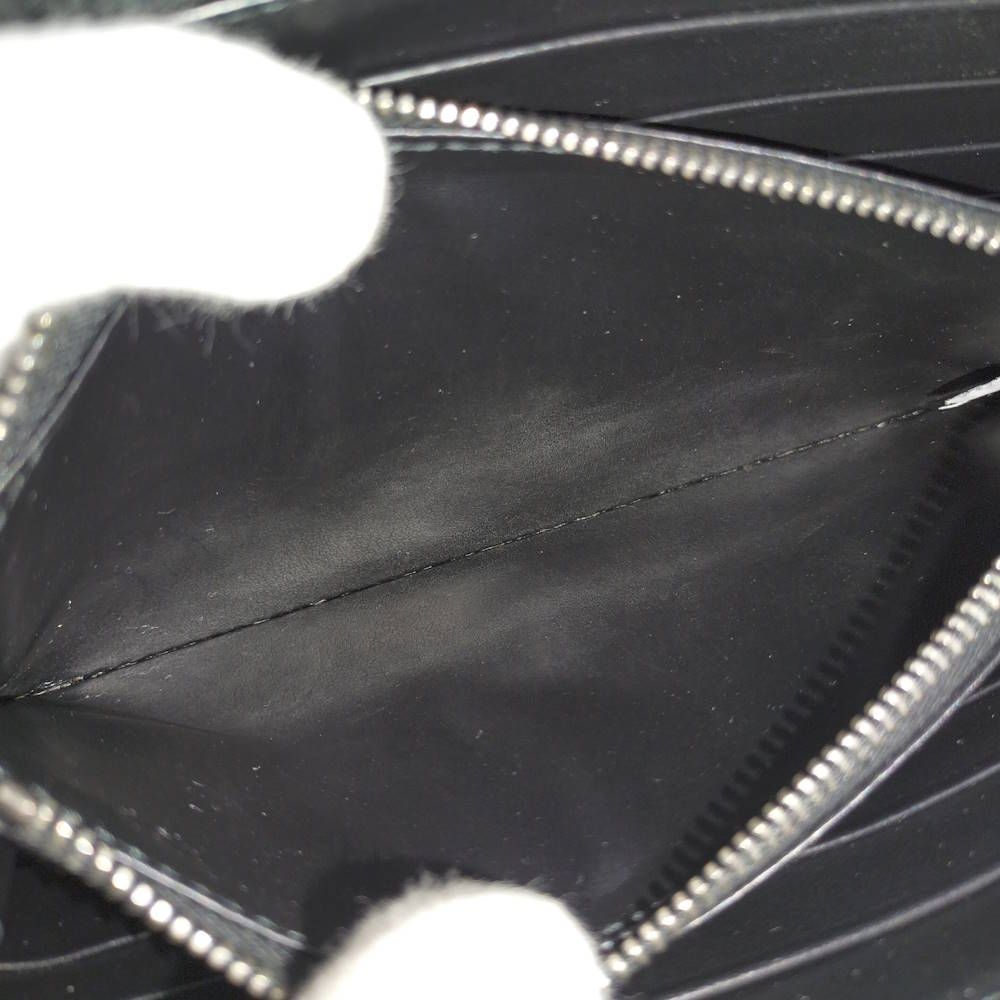 Bottega Veneta Cassette Zip Around Wallet Maxi Intrecciato Leather Black — view 8