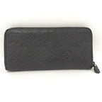Louis Vuitton Zippy Wallet Horizontal Zip Around Monogram Shadow — view 3