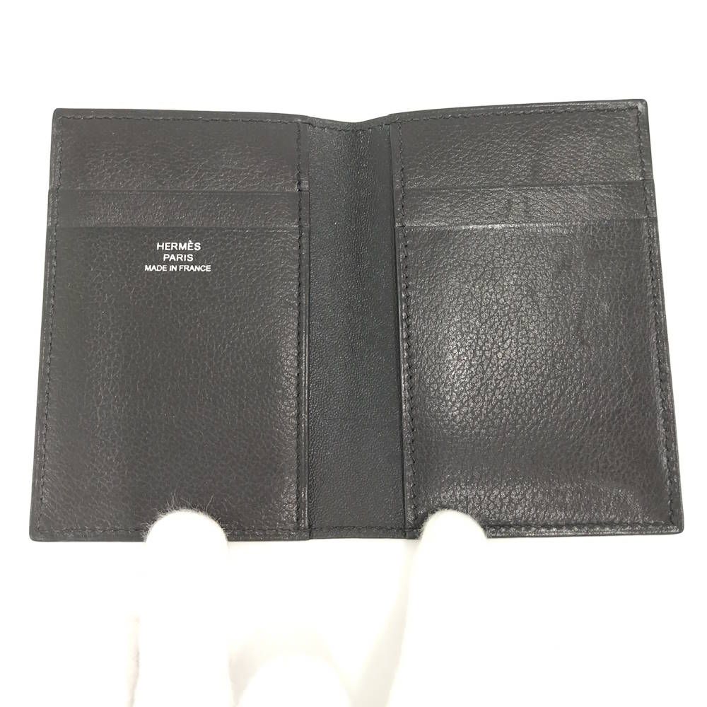 Hermes Mc2 Euclid Card Case Leather Black — view 2