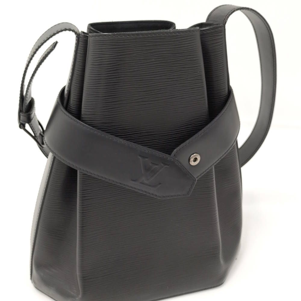 Louis Vuitton Sac Depot PM Epi Noir Shoulder — view 8
