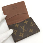 Louis Vuitton Envelope Carte de Visite Card Case Monogram — view 2
