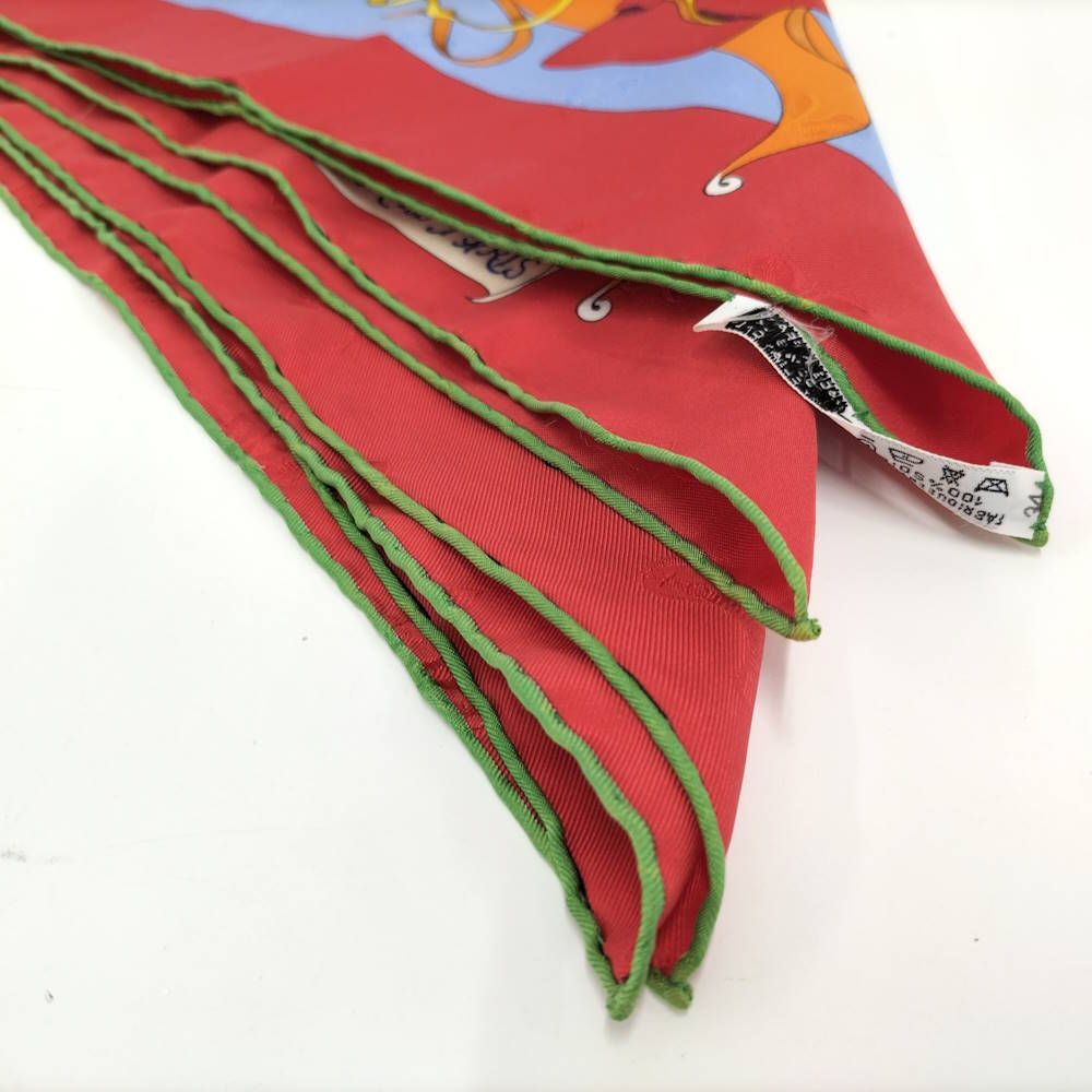 Hermes Carre 90 Scarf Venice Carnival Silk 100% Multicolor — view 5