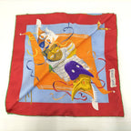 Hermes Carre 90 Scarf Venice Carnival Silk 100% Multicolor — view 3