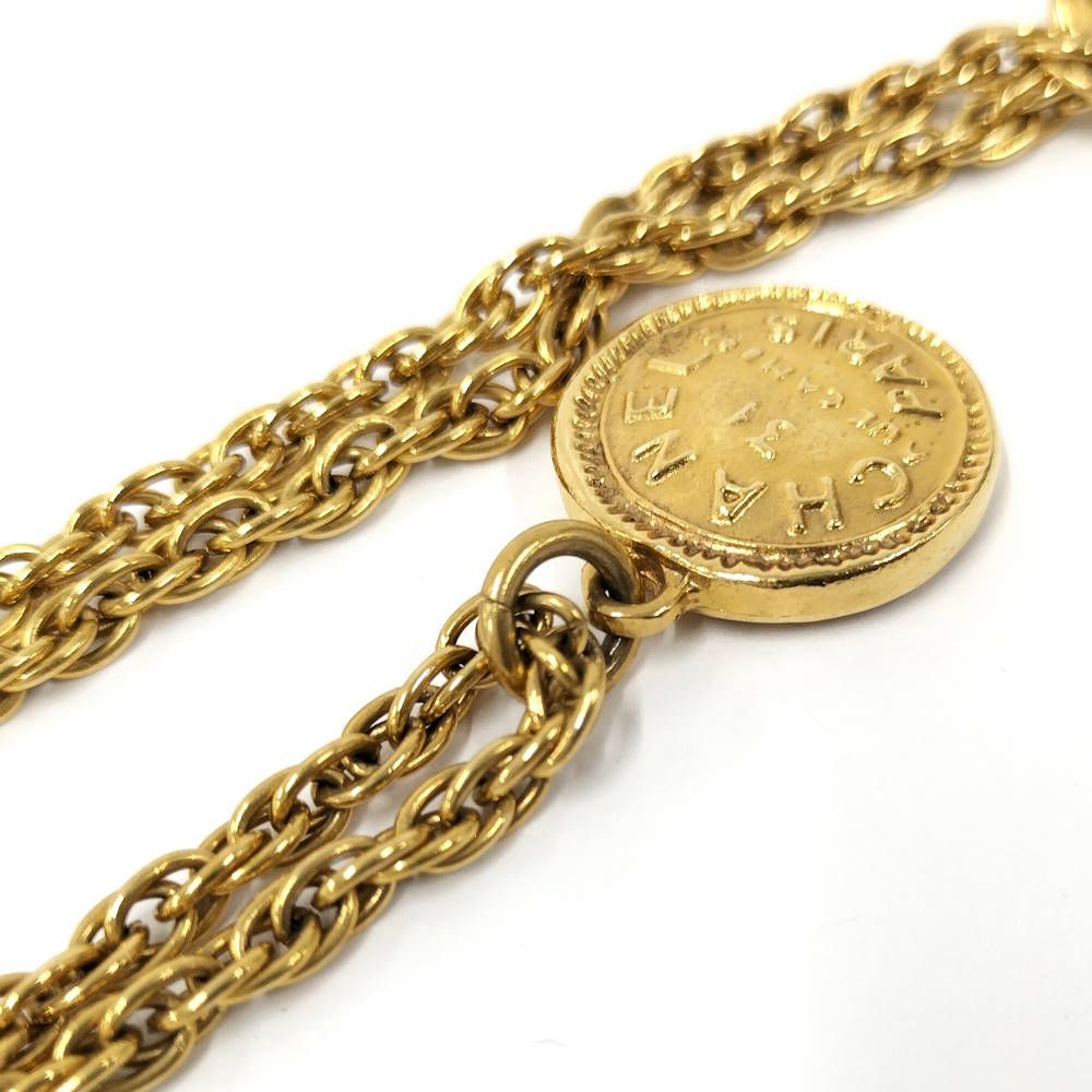 Chanel Necklace Plated Gold — view 6