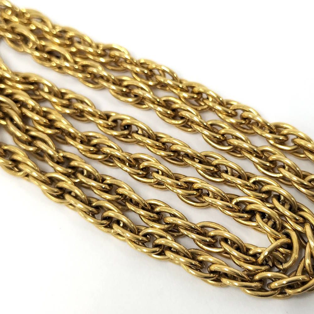 Chanel Necklace Plated Gold — view 9