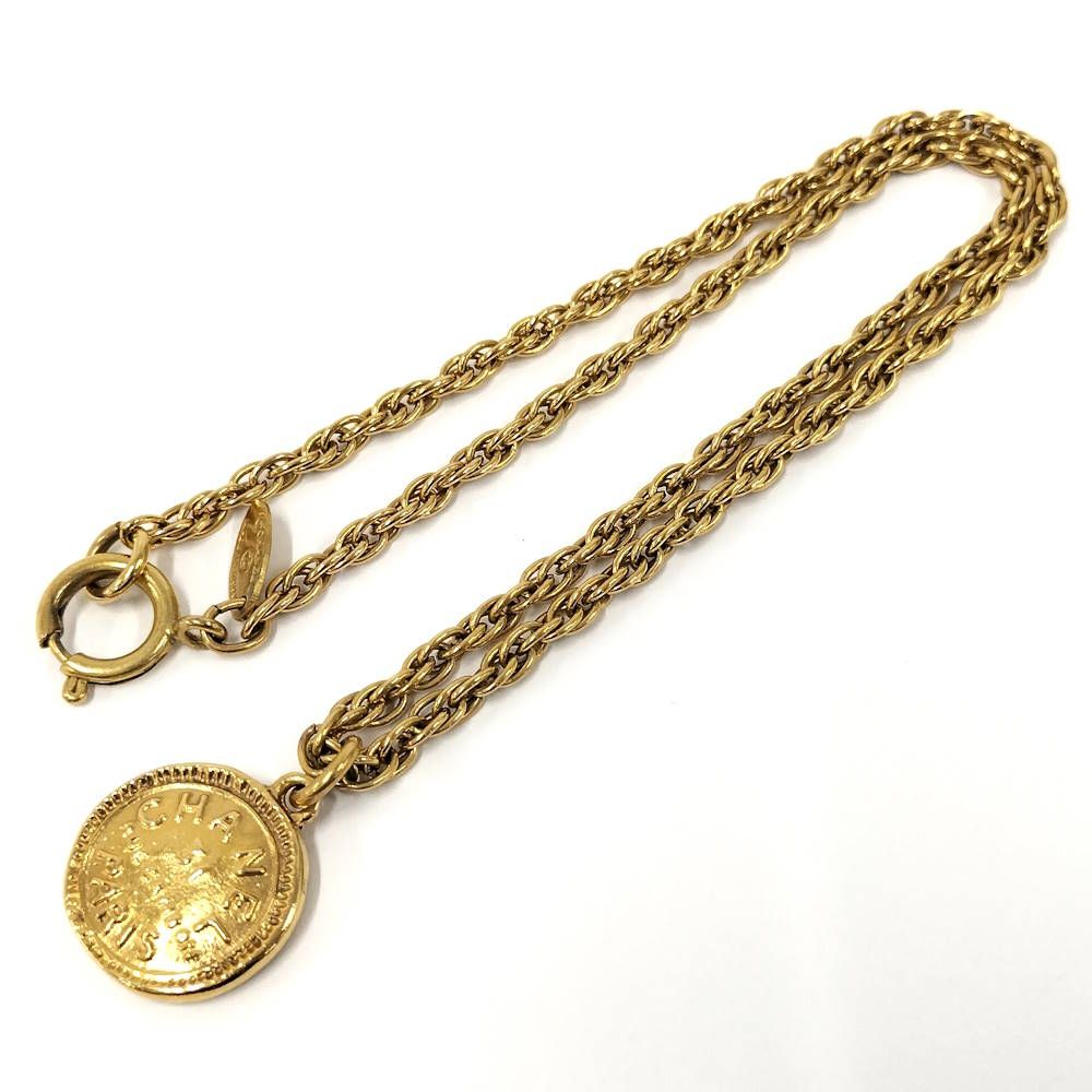 Chanel Necklace Plated Gold — view 3