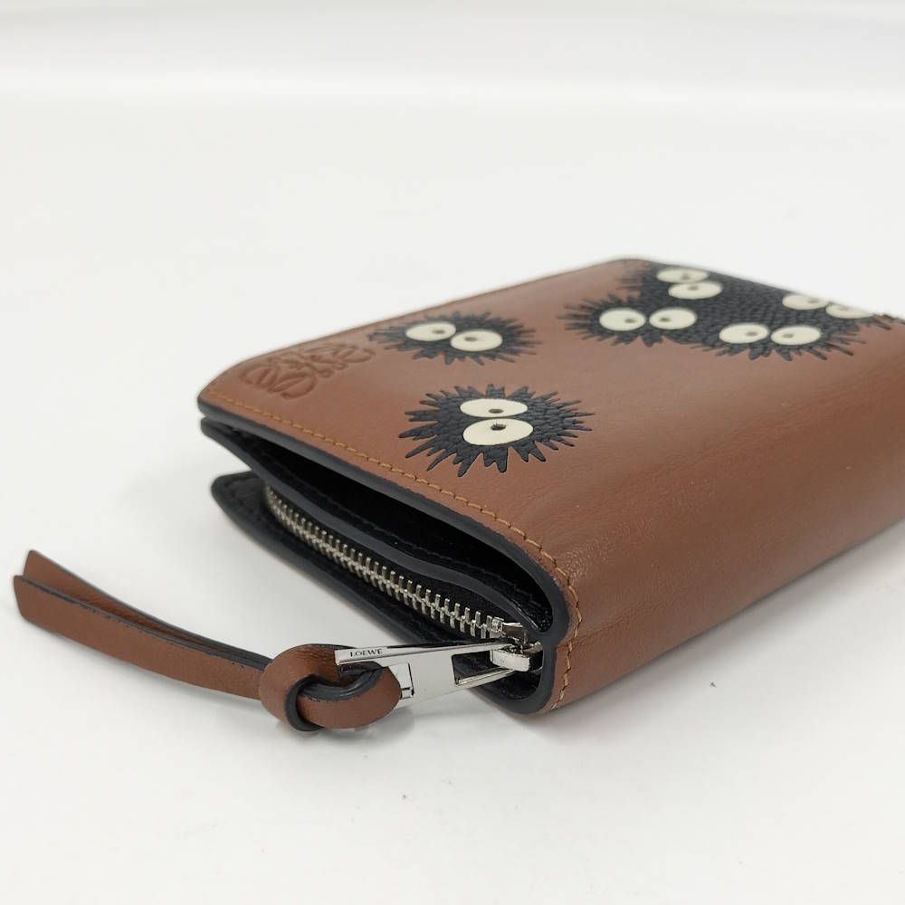Loewe Ghibli Collaboration 6 Black Kurosuke Wallet — view 4