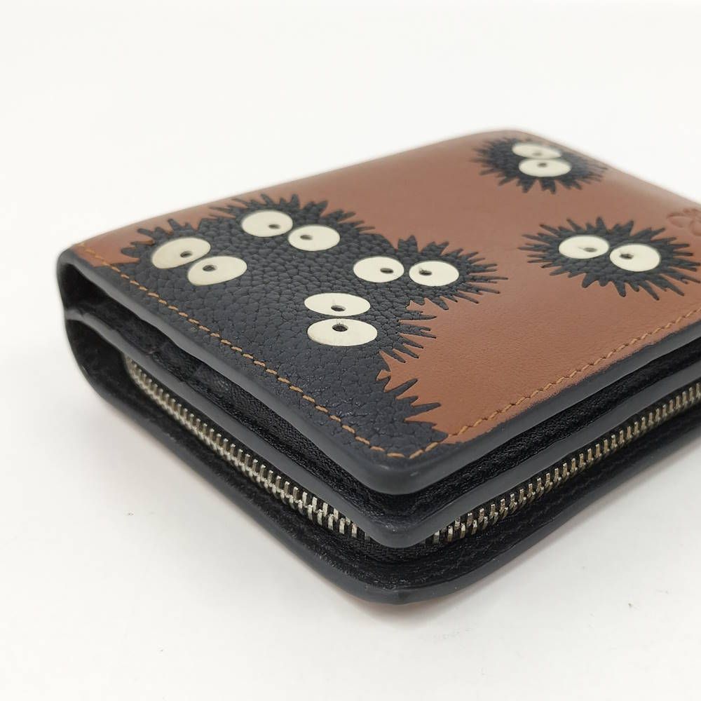 Loewe Ghibli Collaboration 6 Black Kurosuke Wallet — view 7
