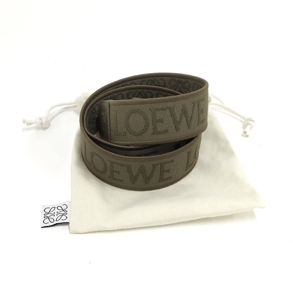 Loewe Shoulder Strap Jacquard Khaki — view 8