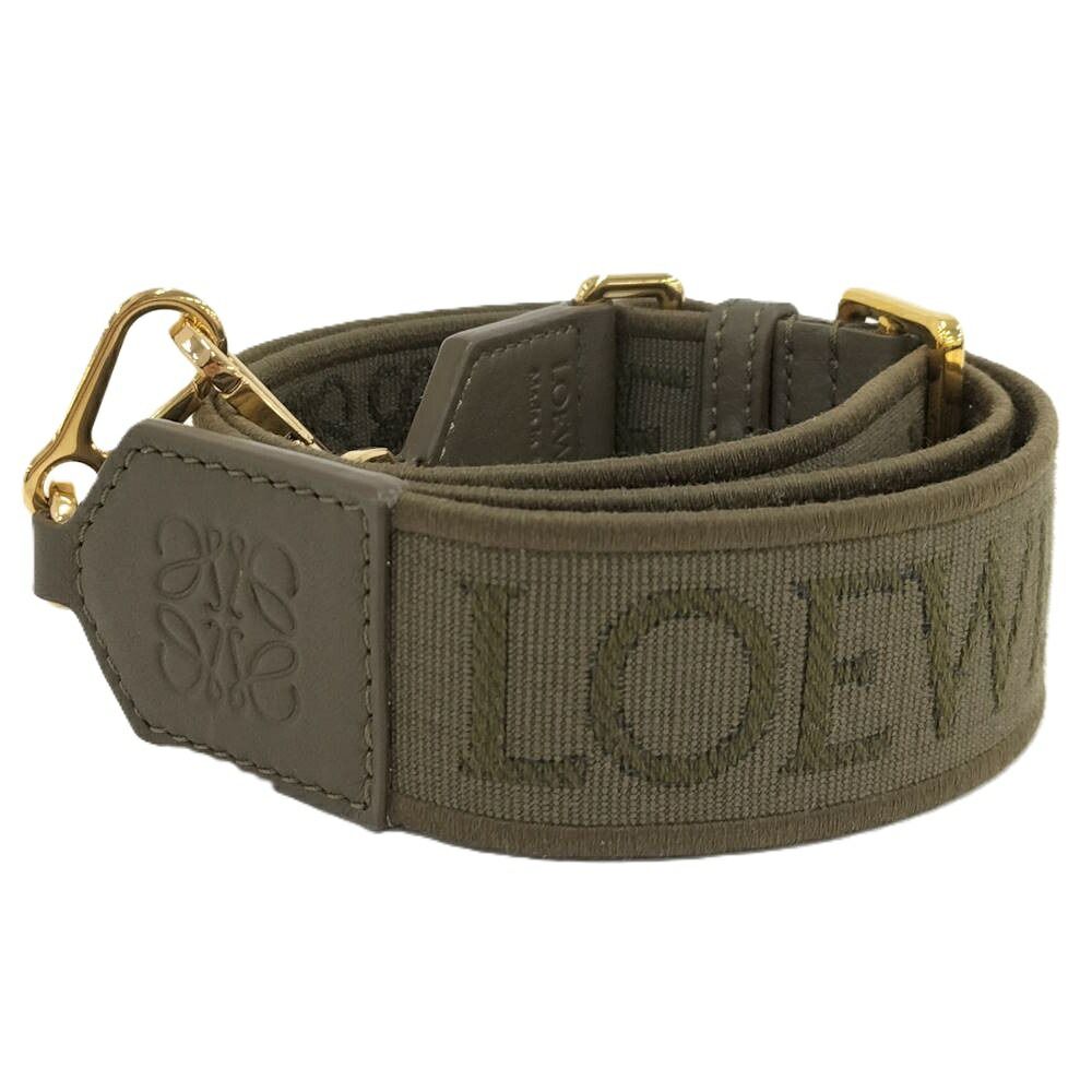Loewe Shoulder Strap Jacquard Khaki
