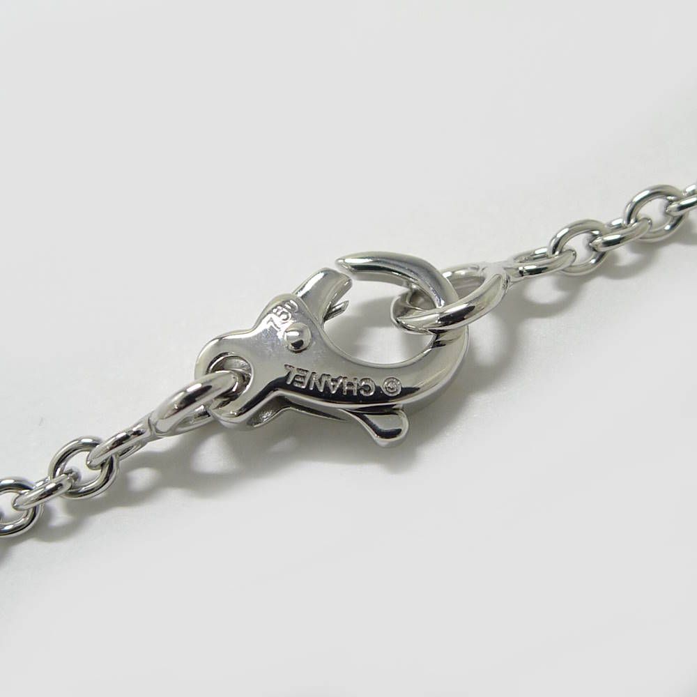 Chanel Camellia Necklace 18k White Gold — view 8