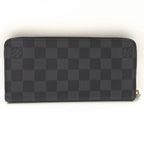 Louis Vuitton Zippy Wallet Horizontal Zip Around Damier Graphite — view 3