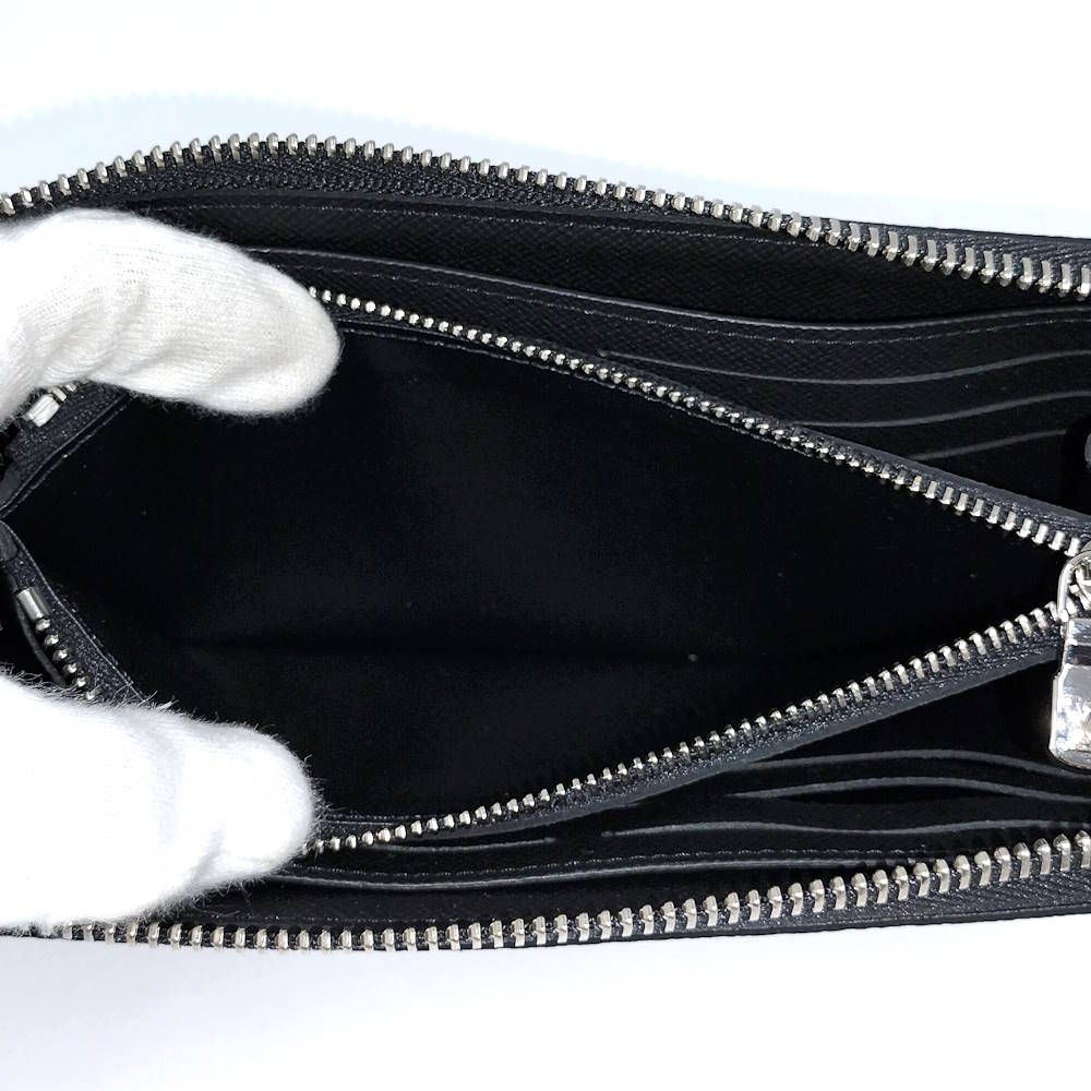 Louis Vuitton Zippy Wallet Horizontal Zip Around Damier Graphite — view 9