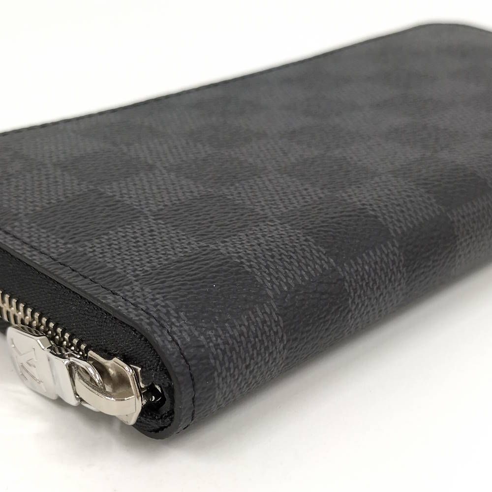 Louis Vuitton Zippy Wallet Horizontal Zip Around Damier Graphite — view 5