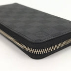 Louis Vuitton Zippy Wallet Horizontal Zip Around Damier Graphite — view 4