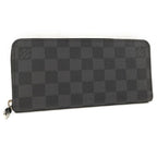 Louis Vuitton Zippy Wallet Horizontal Zip Around Damier Graphite