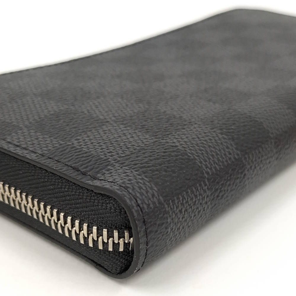 Louis Vuitton Zippy Wallet Horizontal Zip Around Damier Graphite — view 6