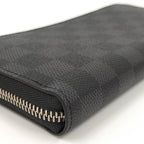 Louis Vuitton Zippy Wallet Horizontal Zip Around Damier Graphite — view 6