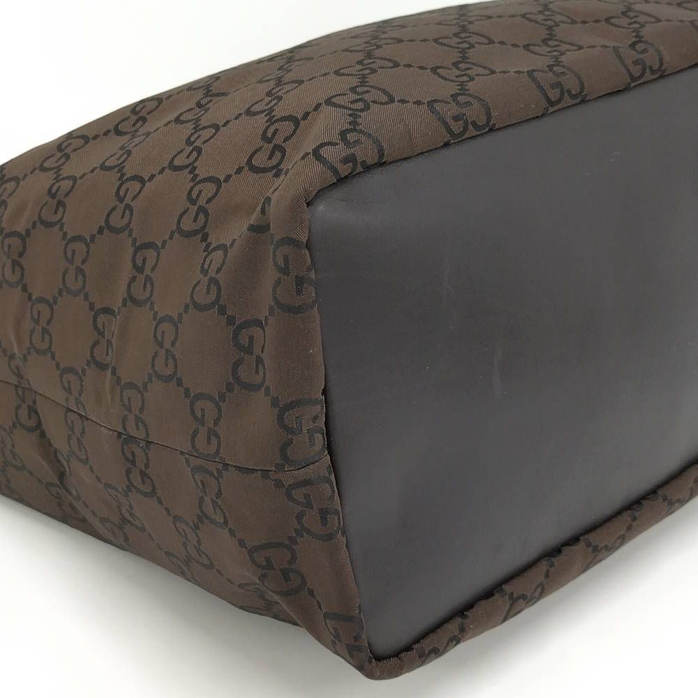 Gucci Bamboo Nylon Canvas Shoulder — view 4