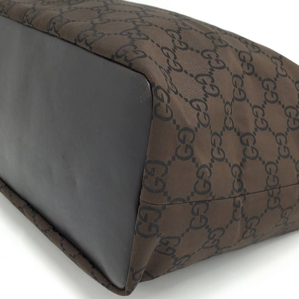 Gucci Bamboo Nylon Canvas Shoulder — view 5