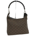 Gucci Bamboo Nylon Canvas Shoulder