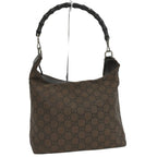 Gucci Bamboo Nylon Canvas Shoulder