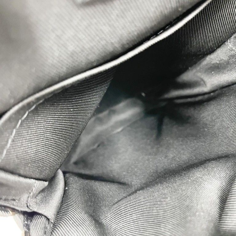 Louis Vuitton Belt Bag Avenue Black Damoflage Silver — view 9