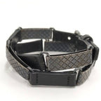 Bottega Veneta Bracelet Leather Black Silver — view 4