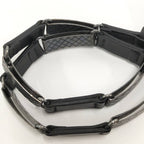 Bottega Veneta Bracelet Leather Black Silver — view 9