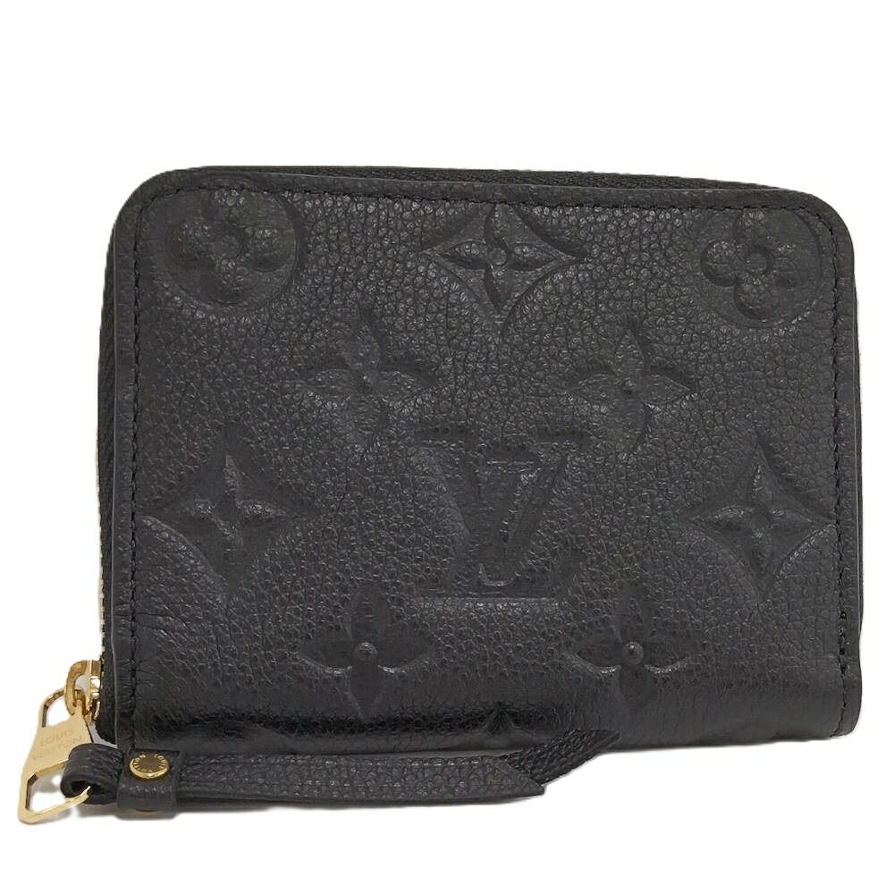 Louis Vuitton Zippy Coin Purse Monogram Empreinte Noir Black
