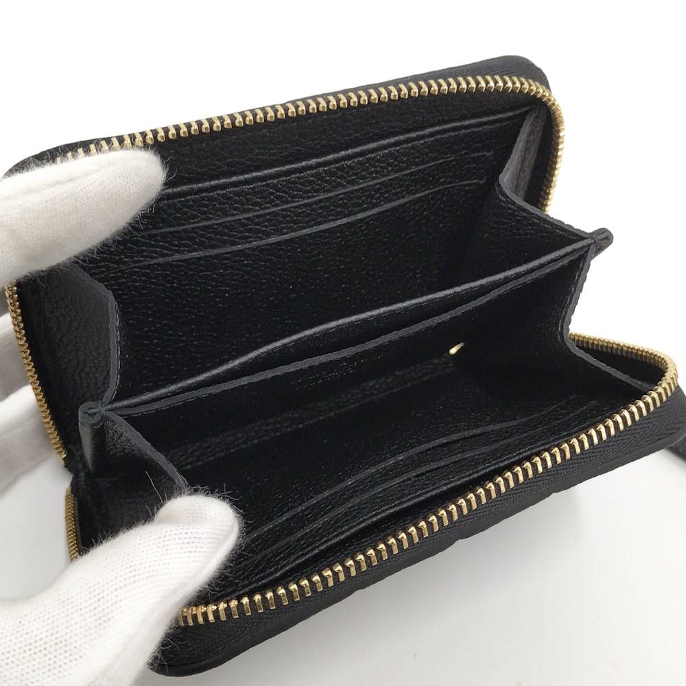 Louis Vuitton Zippy Coin Purse Monogram Empreinte Noir Black — view 2
