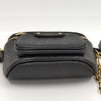 Louis Vuitton Mini Bum Bag Monogram Empreinte Black — view 5