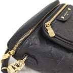 Louis Vuitton Mini Bum Bag Monogram Empreinte Black — view 6
