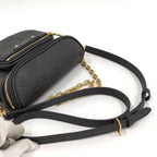 Louis Vuitton Mini Bum Bag Monogram Empreinte Black — view 4
