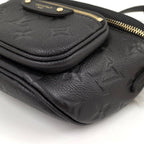 Louis Vuitton Mini Bum Bag Monogram Empreinte Black — view 3
