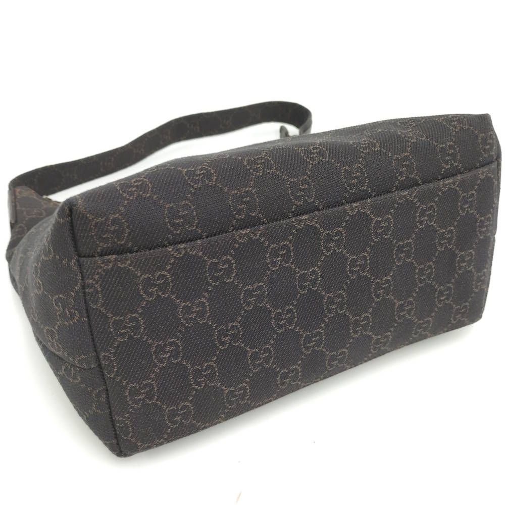Gucci Shoulder Bag GG Canvas Brown — view 4