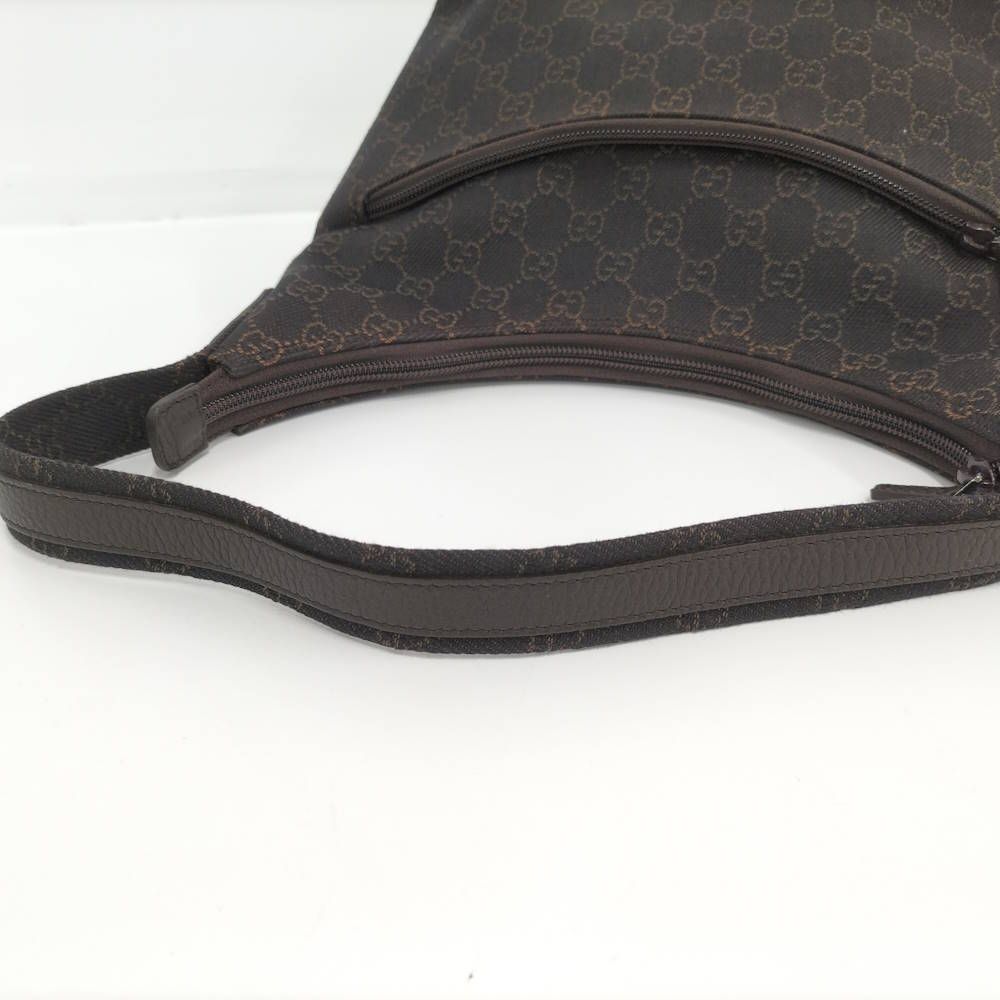 Gucci Shoulder Bag GG Canvas Brown — view 7
