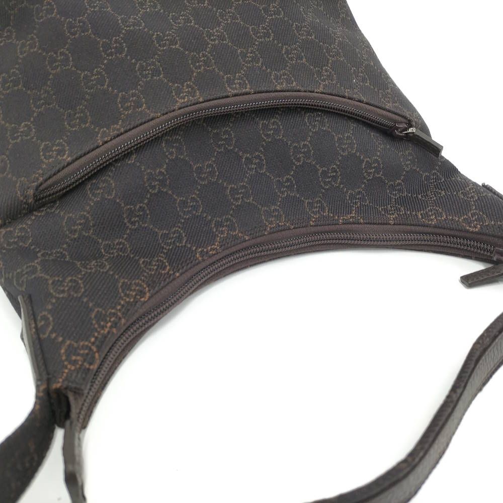 Gucci Shoulder Bag GG Canvas Brown — view 6