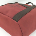 Hermes Sac de Panthere 2-Way Bag Canvas Bordeaux — view 3