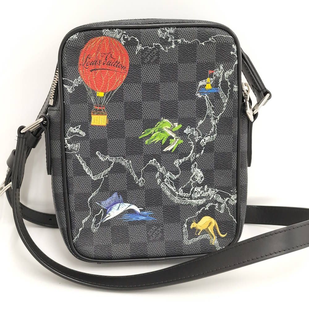 Louis Vuitton Dove PM NM Shoulder Bag Damier Graphite — view 2