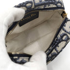 Dior Oblique Jacquard Waist Bag Canvas Navy — view 8