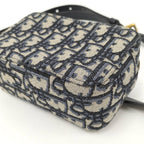 Dior Oblique Jacquard Waist Bag Canvas Navy — view 3