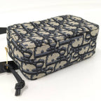 Dior Oblique Jacquard Waist Bag Canvas Navy — view 4