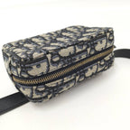 Dior Oblique Jacquard Waist Bag Canvas Navy — view 7