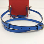 Louis Vuitton Bree Car Box 2-Way Bag Epi Red Navy Blue — view 7