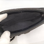 Chanel Boy Chain Wallet Leather Black Shoulder — view 8
