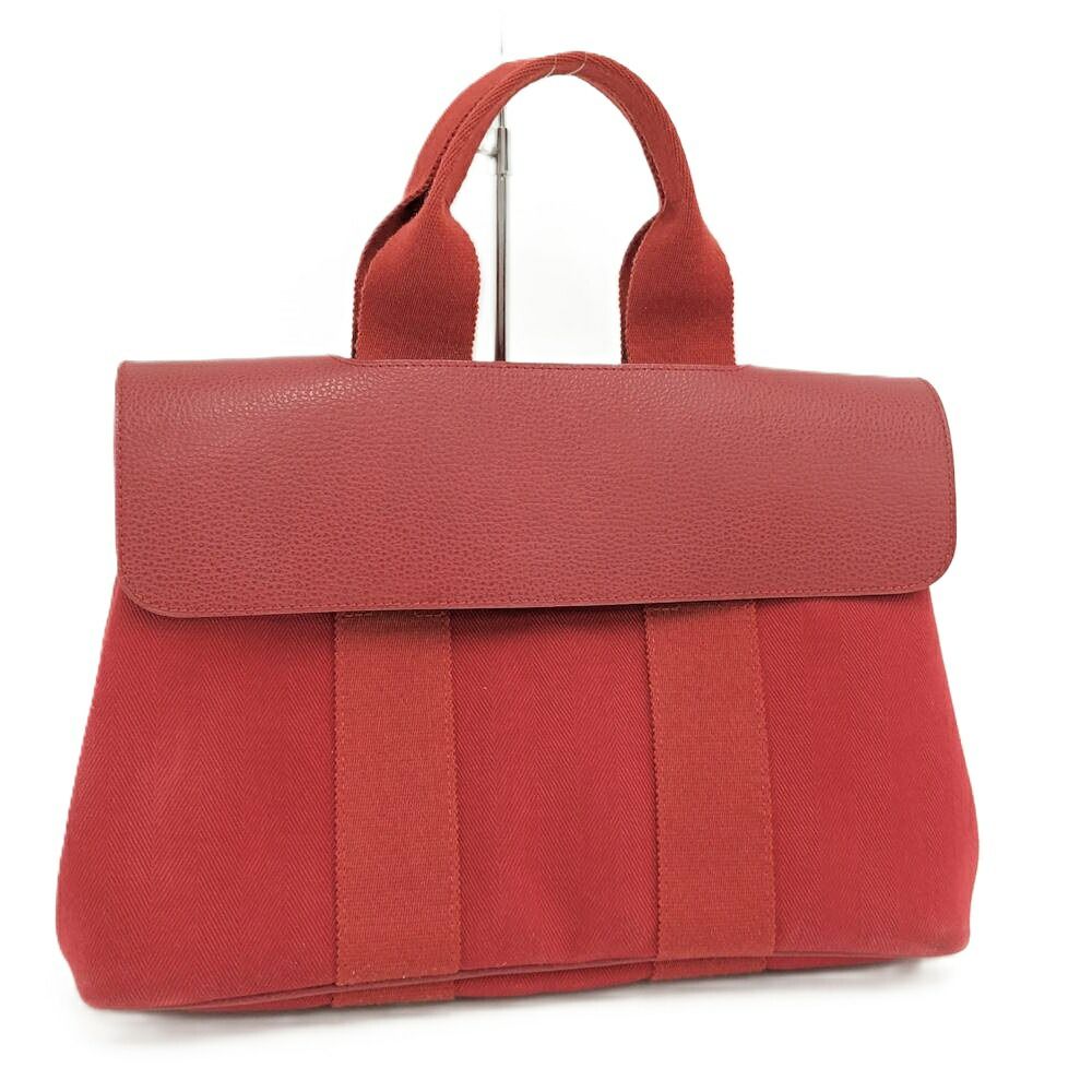 Hermes Valparaiso PM Handbag Leather Canvas