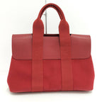 Hermes Valparaiso PM Handbag Leather Canvas — view 2